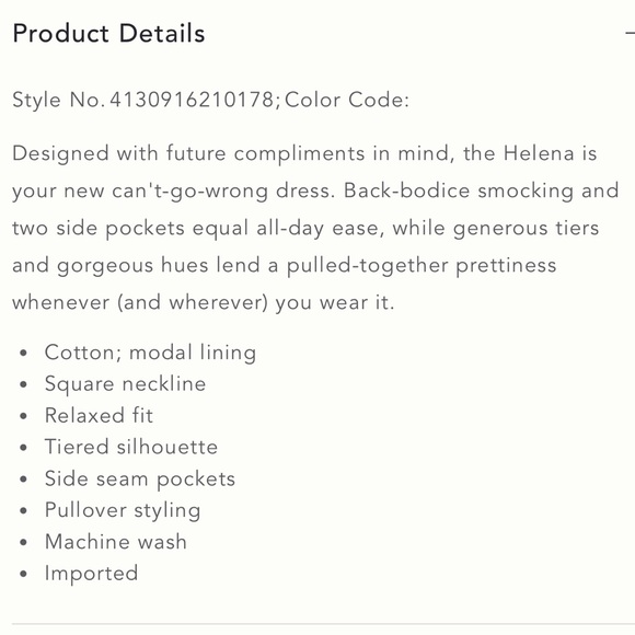 Anthropologie Helena Babydoll Dress - Picture 9 of 9